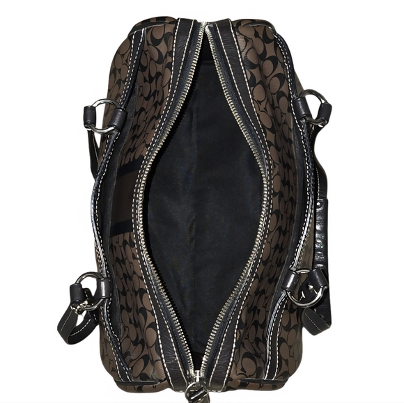 Coach (2010) Chelsea Heritage Stripe Signature Monogram Doctor Bag-EUC - Picture 15 of 15